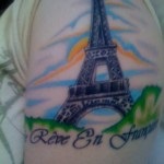 Tattoo eiffel tower valoare, fotografie și cele mai bune schițe