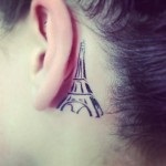 Tattoo eiffel tower valoare, fotografie și cele mai bune schițe