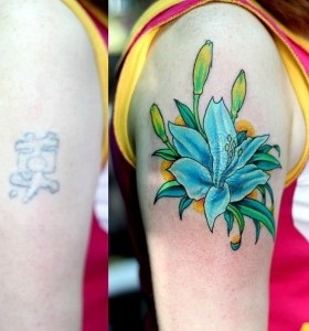 Liliac tatuaj (valoare, fotografie, schițe), tattoofoturi