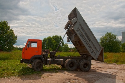 Camioane basculante de încercare KamAZ 55111