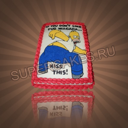 Cake simpsons, rendelni egy torta a karakterek az amerikai animációs sorozat simpsonek a 