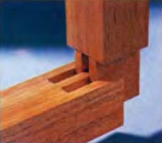 Articulații de colț din produse din lemn