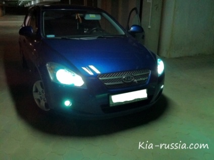 Instalarea xenonului pe kia cerato koup 2