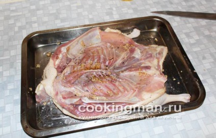 Duck copt în cuptor cu varză - gătit pentru bărbați