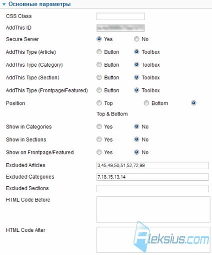 Valaddthis social bookmarking plugin Joomla