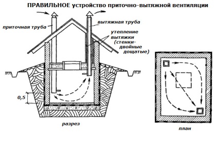 Eșantionați la calcularea și instalarea pivniței