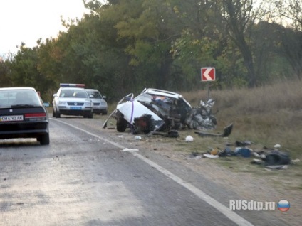 Cortegiul nunții sa prăbușit în Crimeea