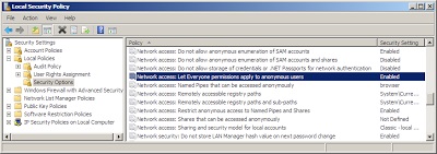 Vm apăsați Configurarea accesului la un folder partajat utilizând protocolul nfs din Windows Server 2008