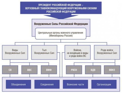 Військово-космічні сили Росії опис, структура і склад