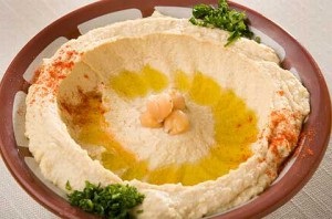 Hummus este o rețetă pentru gătit, un hummus clasic de năut