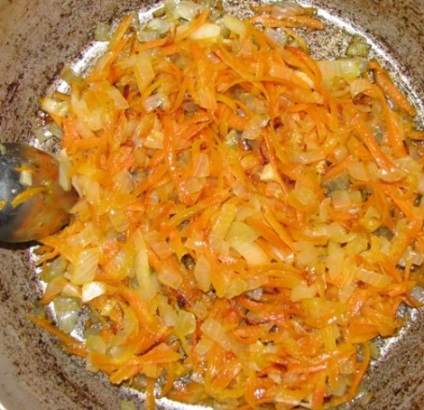 Pește coaptă cu orez în cuptor (partea 2)