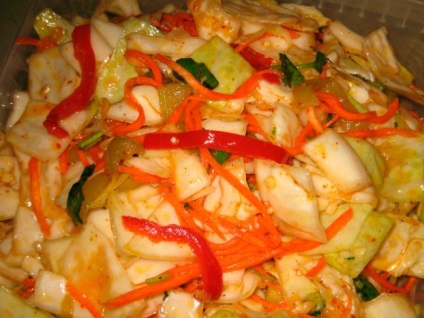 Salat varza pentru iarna este retete foarte delicioase (varza tocata, varza coreeana in cutii,