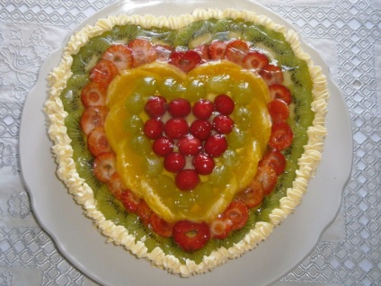 Tortul de jelly cu fructe, cum să gătești, hozoboz - știm despre toate produsele alimentare