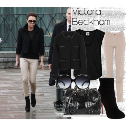 Csillogó stílusú Victoria Beckham