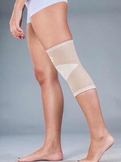Bandaj pe articulația genunchiului cu nervuri de rigiditate și fără, comprimare și ortopedie