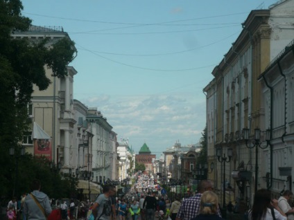 Bolshaya Pokrovskaya stradă, Nizhny Novgorod, Rusia descriere, fotografie, unde este pe hartă, cum