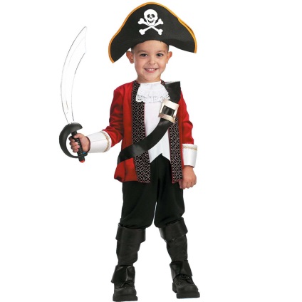 Costum pentru copii de Anul Nou al unui pirat cu mâinile proprii