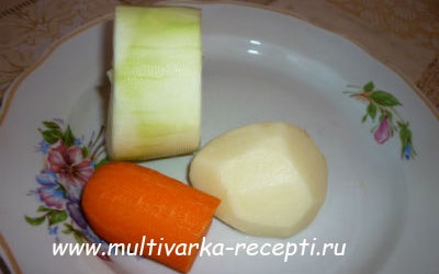 Pureu de legume pentru copii - pentru un cuplu - în multivark
