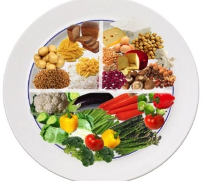 Dieta Un Plate Rule Plates Dieta sanatoasa pentru pierderea in greutate