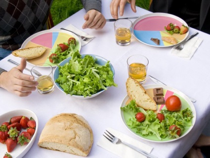 Diet One Plate Rule tábla Egészséges táplálkozás a testsúlycsökkentésre