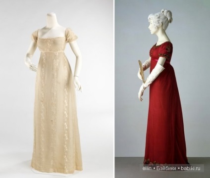 Moda europeană la mijlocul secolului al 18-lea - începutul secolului al XIX-lea