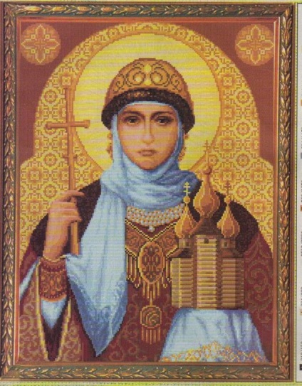 Icon de semnificație sfântă olga, sfinți