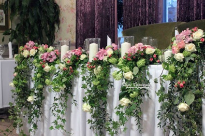 Irina serzhantova - buchete, flori pentru nunta de la Moscova