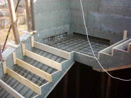 Cum se fac scări din beton instrucțiuni detaliate
