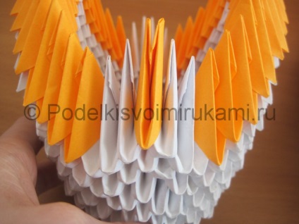 Cum sa faci o lebada din hartie in tehnica origami