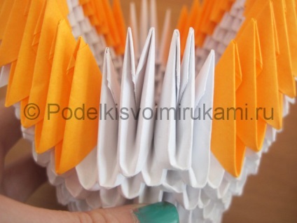 Cum sa faci o lebada din hartie in tehnica origami