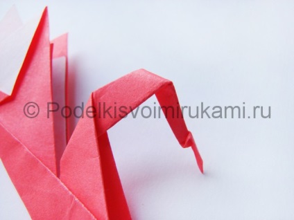 Cum sa faci o lebada din hartie in tehnica origami