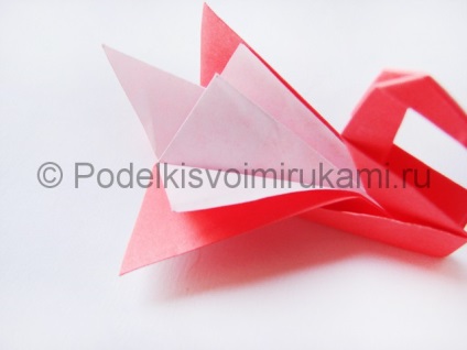 Cum sa faci o lebada din hartie in tehnica origami