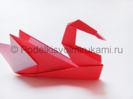 Cum sa faci o lebada din hartie in tehnica origami