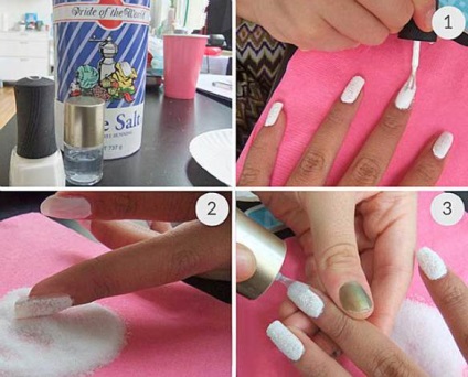 Cum să faci o manichiură - nisip de catifea pe unghii - acasă, cel mai mult, totul despre unghiile tale
