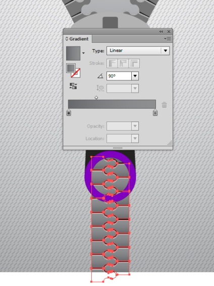 Hogyan készítsek egy ruházati cipzárt az Adobe Illustrator programban - 2. rész - rboom