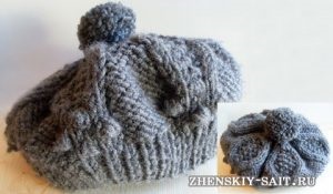 Cum de a lega o beret cu ace de tricotat - descriere și model de tricotat cu o fotografie