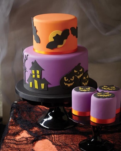 Cum de a decora prăjituri de la mastic la Halloween top 10 idei