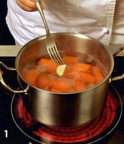 Pătrunjel de cartofi cu rețetă de morcovi cu fotografie