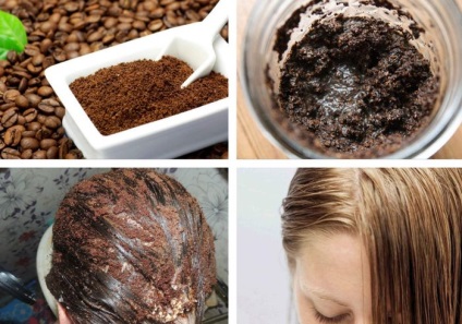 A kávéval ellátott haj maszk visszaállítja a struktúrát és táplálja a fürtöket