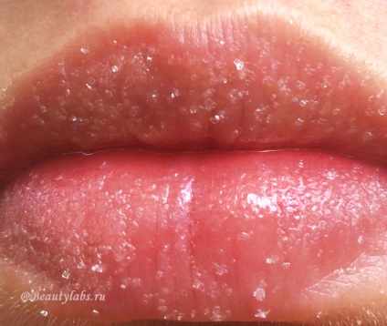 Honey Lip Scrub unitate de test luxuriantă, laboratoare de frumusețe