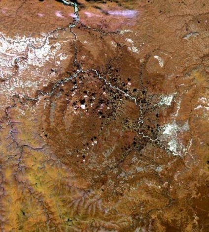 Craterele meteorite din Rusia
