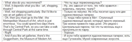 Міні діалоги по темі - city місто - англійською з перекладом, граматика і лексика