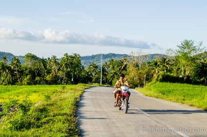 Mototravel pe insula Bohol pe Filipine