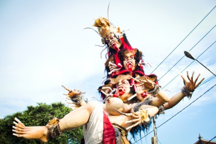 Nyepi egy csendes nap a baliban, geo - nem ismert világföldön