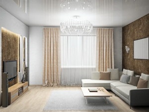 Decorarea camerei de zi cu tapet - cum să decorezi pereții camerei (opțiuni)