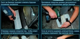 Sistemul de spălare a lămpilor - proiectarea mecanismului, video de auto-instalare