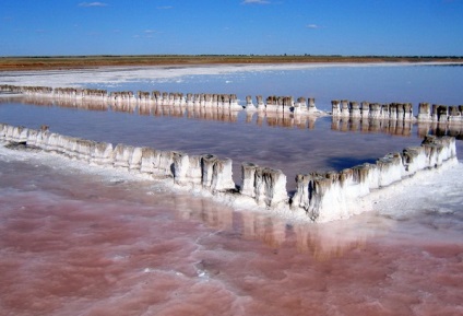 Lacul Elton - - aur - un lac din regiunea Volgograd