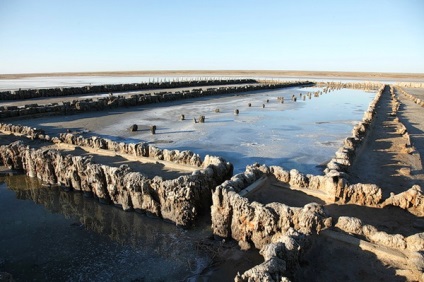 Lacul Elton - - aur - un lac din regiunea Volgograd