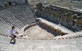 Pamukkale și piscina de kleopatra din Turcia - fotografie din excursie