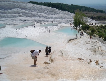 Pamukkale și piscina de kleopatra din Turcia - fotografie din excursie